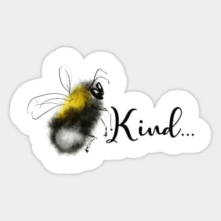 Be Kind Bumble Bee Sticker